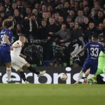 Jovic, marcando el gol
