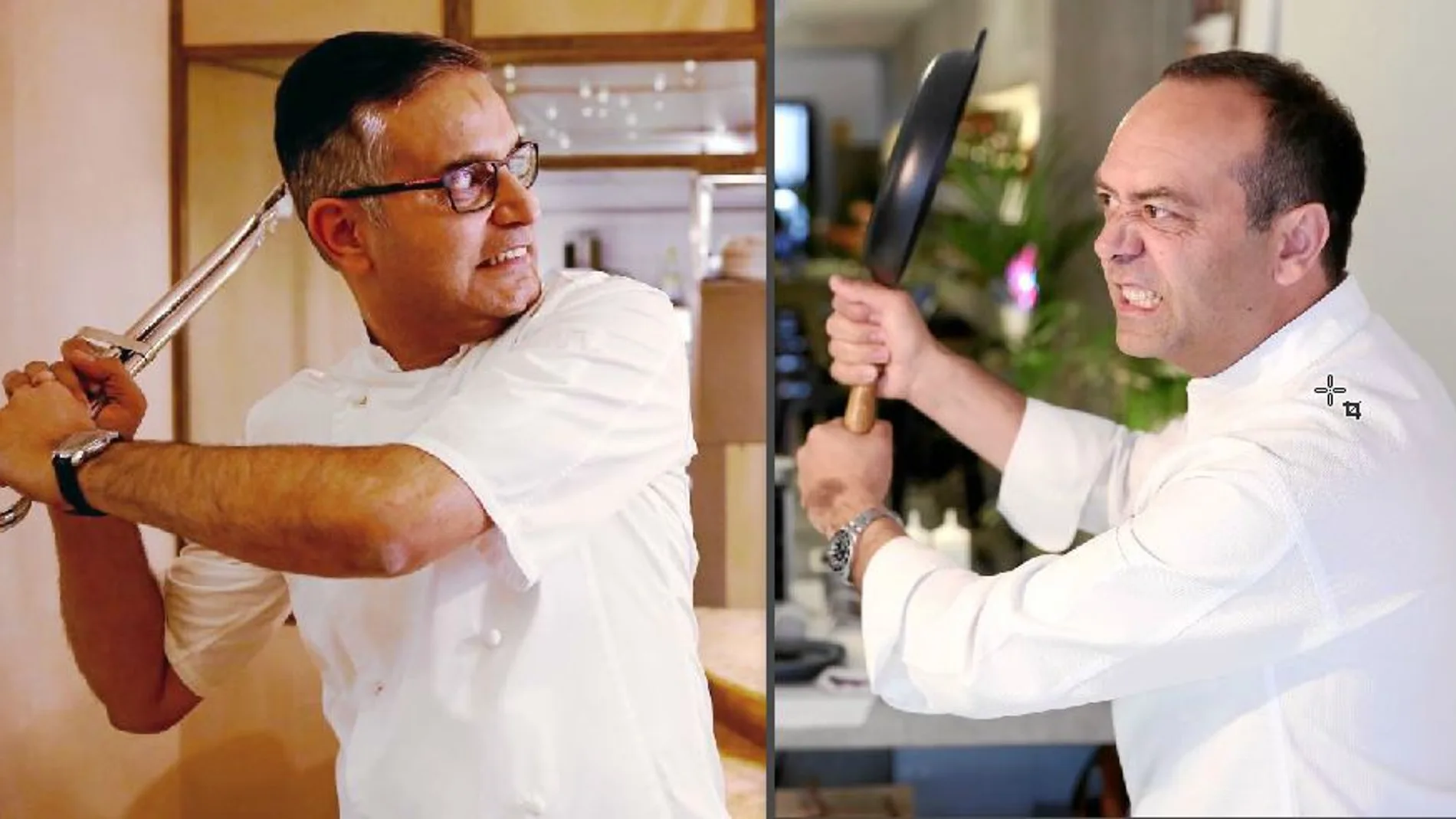 Atul Kochhar y José Pizarro