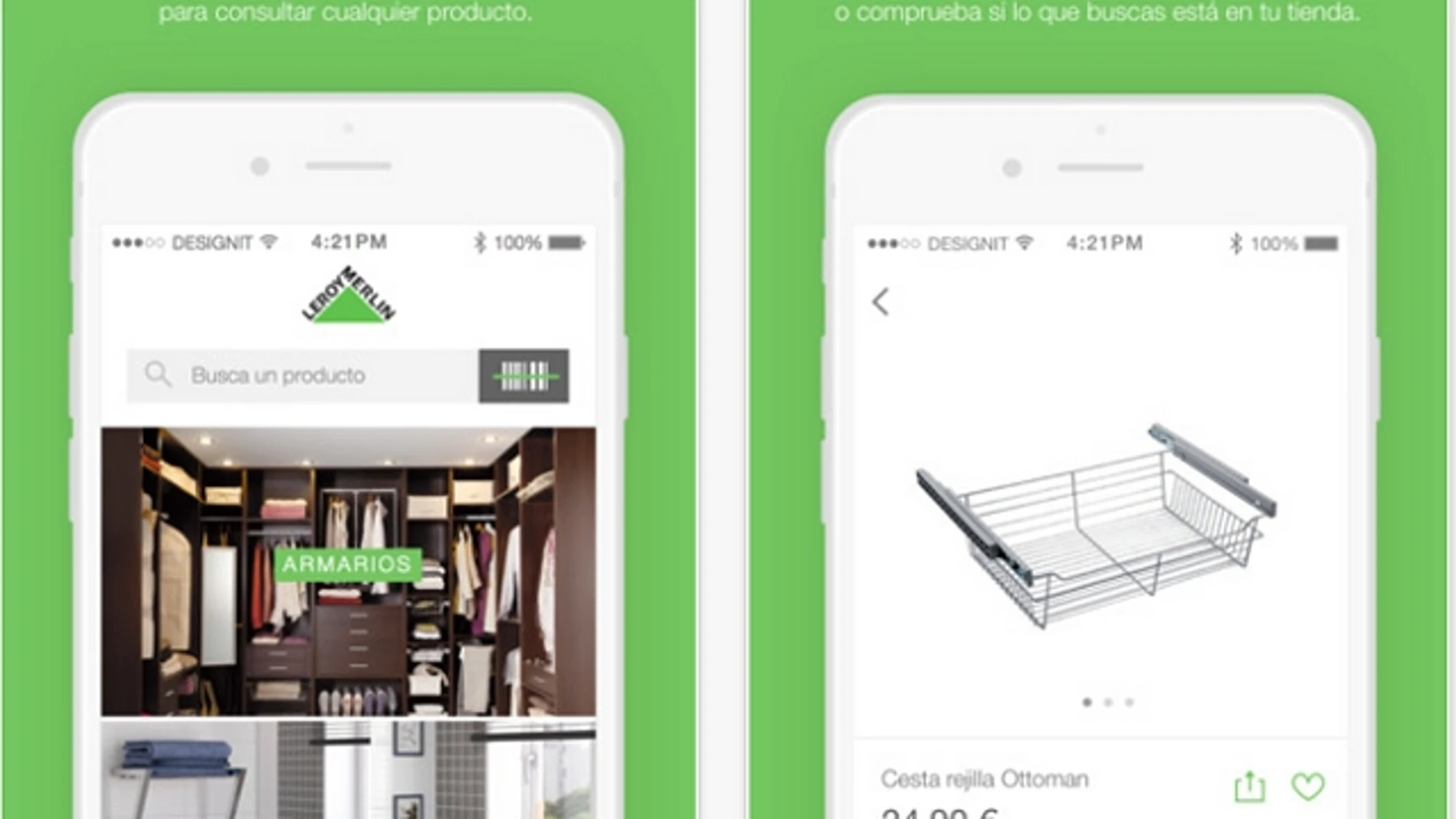 La app de Leroy Merlin ya permite hacer compras «online»