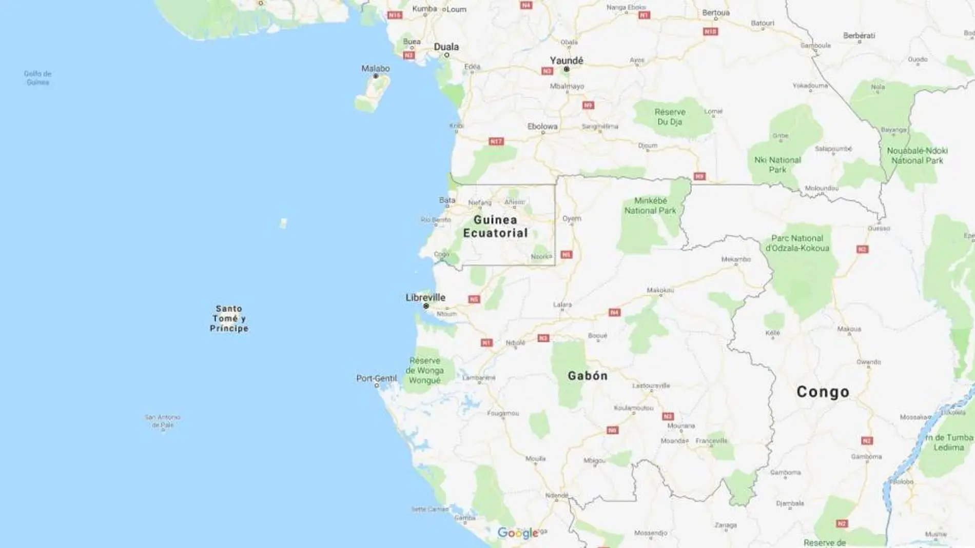 El 4 de agosto los tres españoles fueron detenidos en Santo Tomé y Príncipe