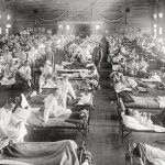 Un hospital repleto de enfermos durante la Gran Guerra