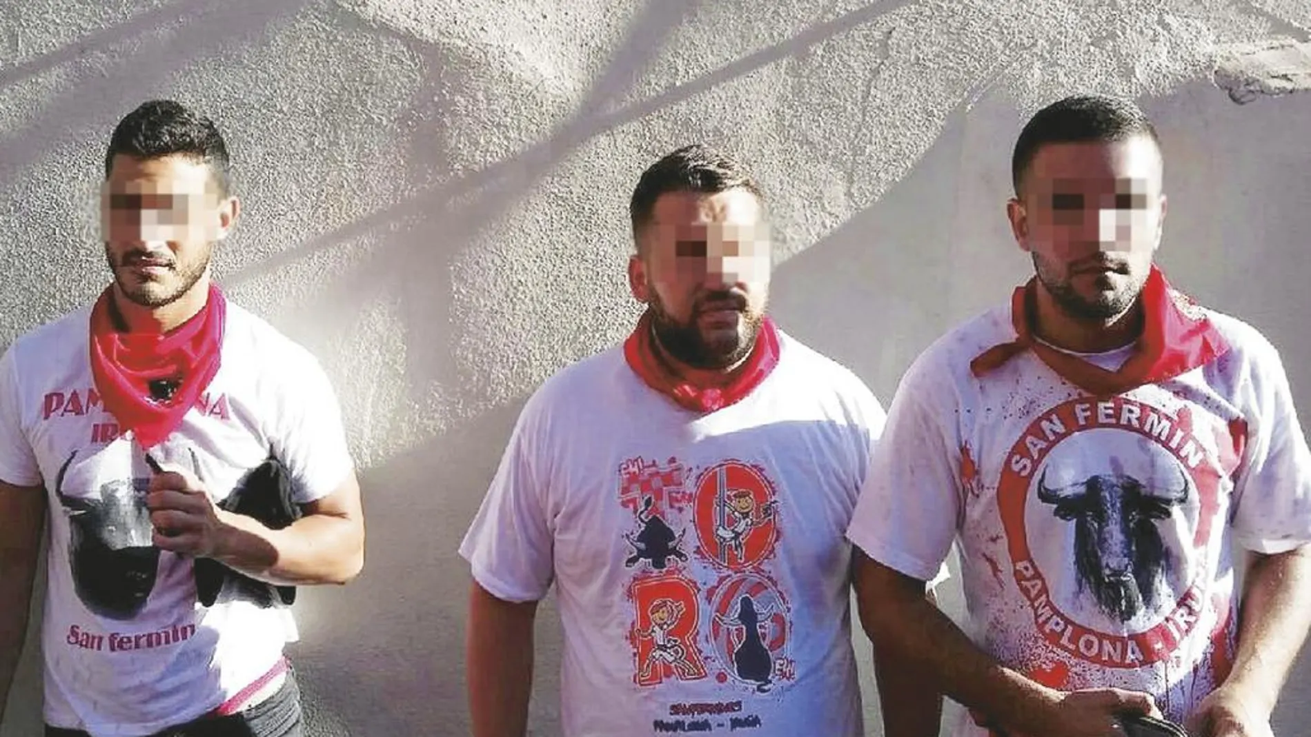 Tres de los cinco miembros de La Manada acusados de violación grupal en los sanfermines del año pasado
