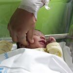 Un bebé recién nacido en Madrid, en una imagen de archivo