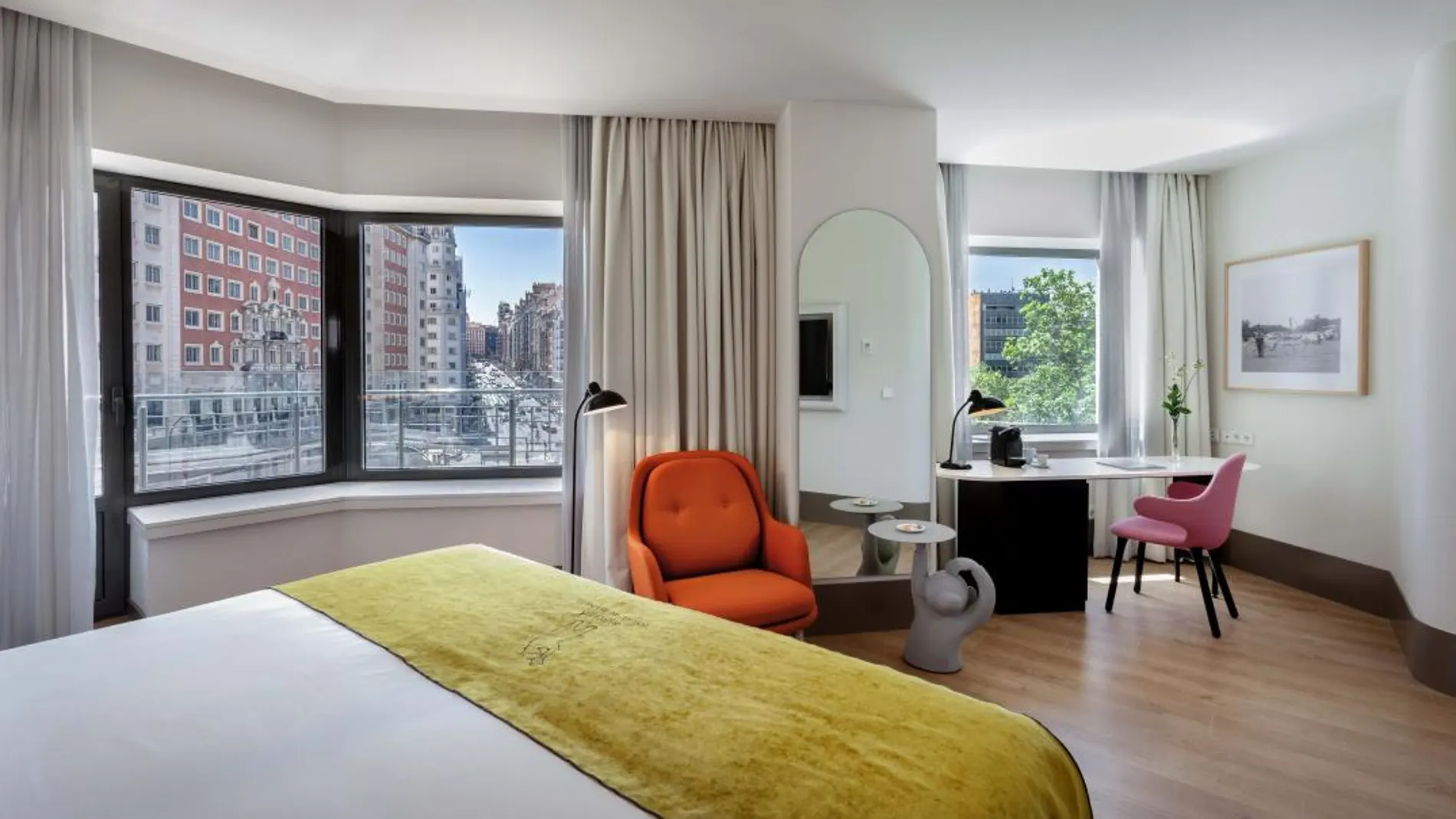 Una habitación de un hotel de Madrid, en una imagen de archivo