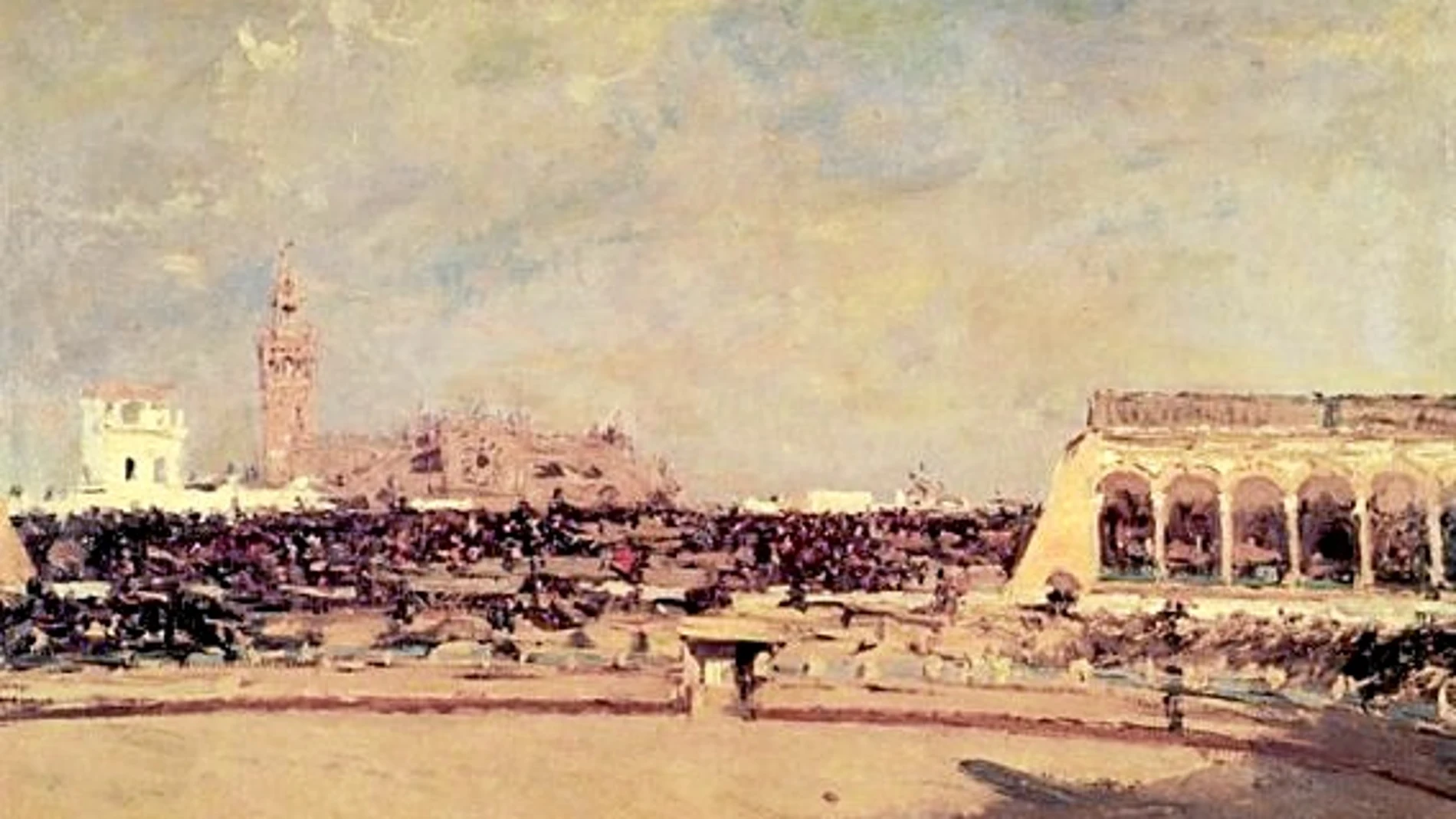 «Plaza de toros en Sevilla», la obra de Fortuny