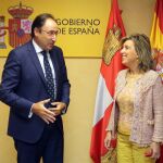 María José Salgueiro se reúne con Alfonso Polanco ante el terrorismo