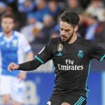 Isco, en un partido con el Madrid
