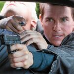 Tom Cruise en una escena de acción de «Jack Reacher»
