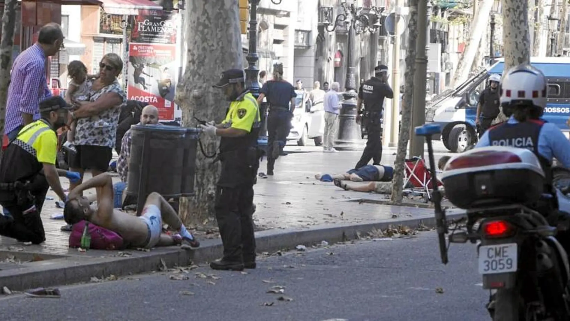 Los atentados en Barcelona y Cambrils causaron una enorme sutura emocional que aún no se ha superado en Cataluña