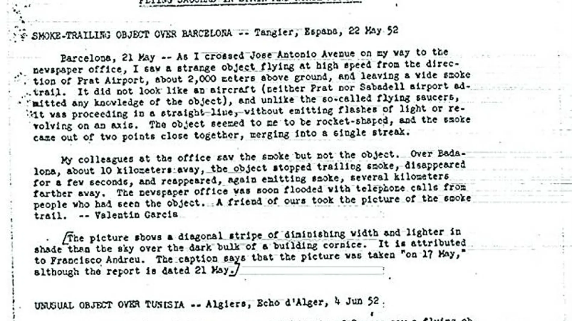 El pasado mes de febrero la CIA desclasificó numerosos documentos procedentes de sus archivos y relacionados con el posible avistamiento de ovnis.
