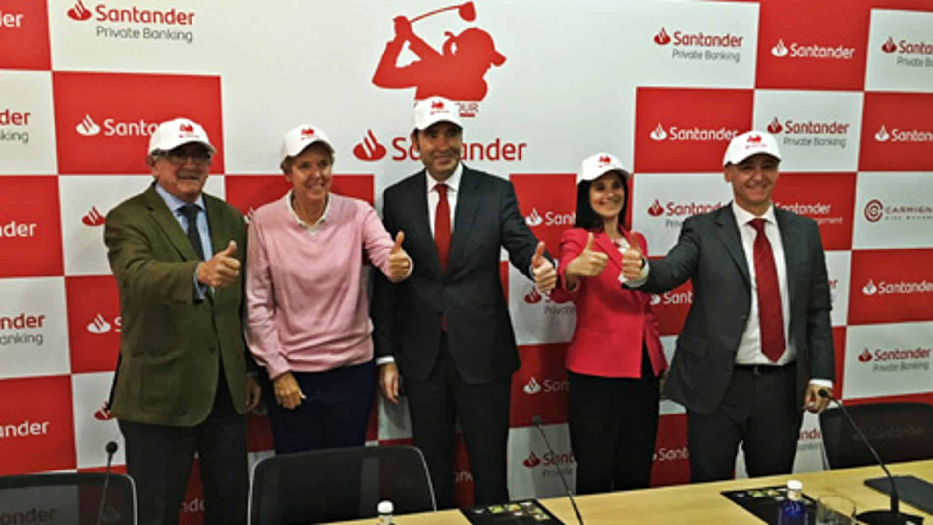 Presentación Santander Golf Tour