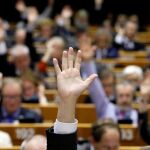 Imagen de archivo de una votación del Parlamento Europeo