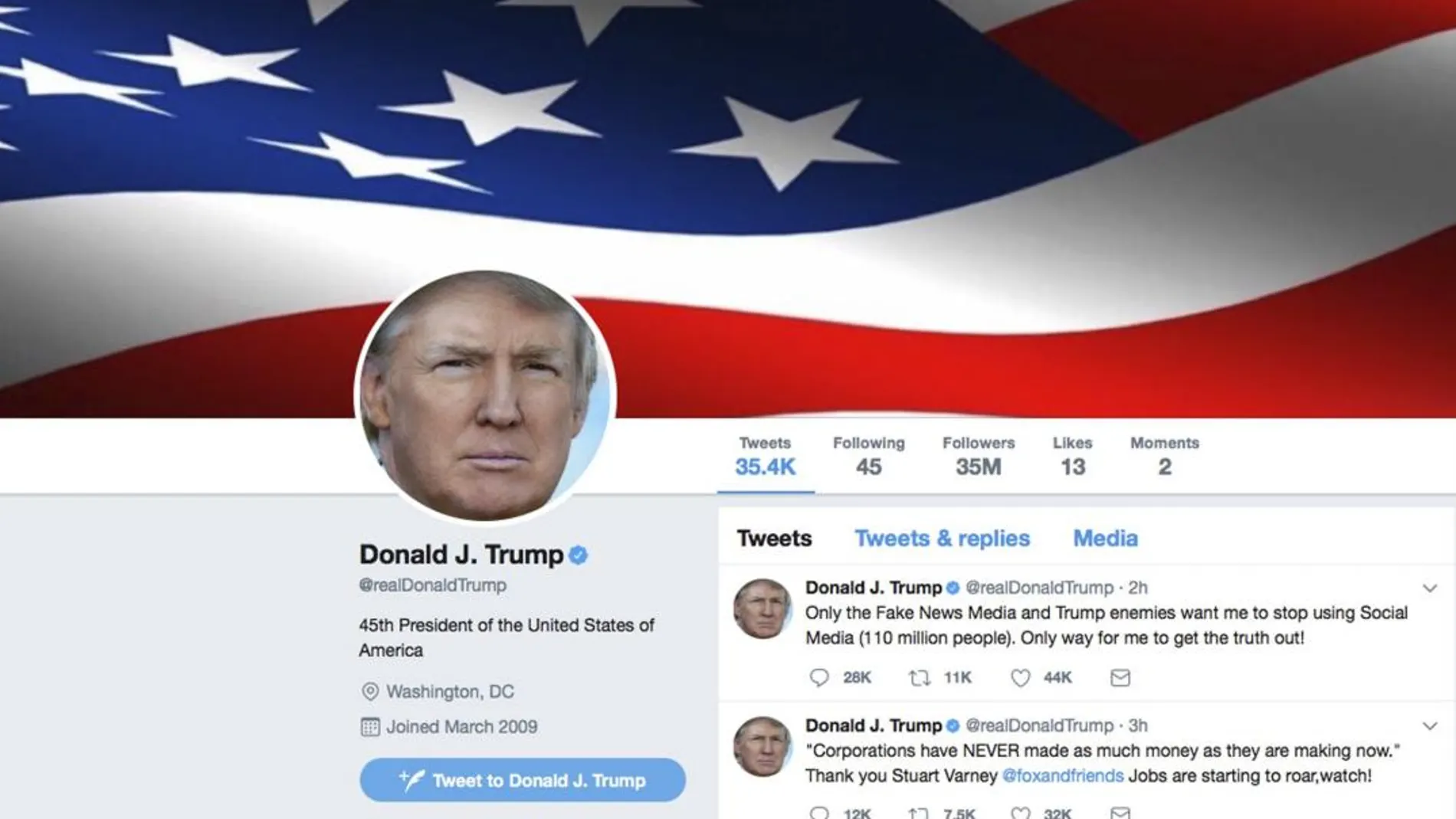 Los tuits de Donald Trump, fuente recurrente de polémica / AP