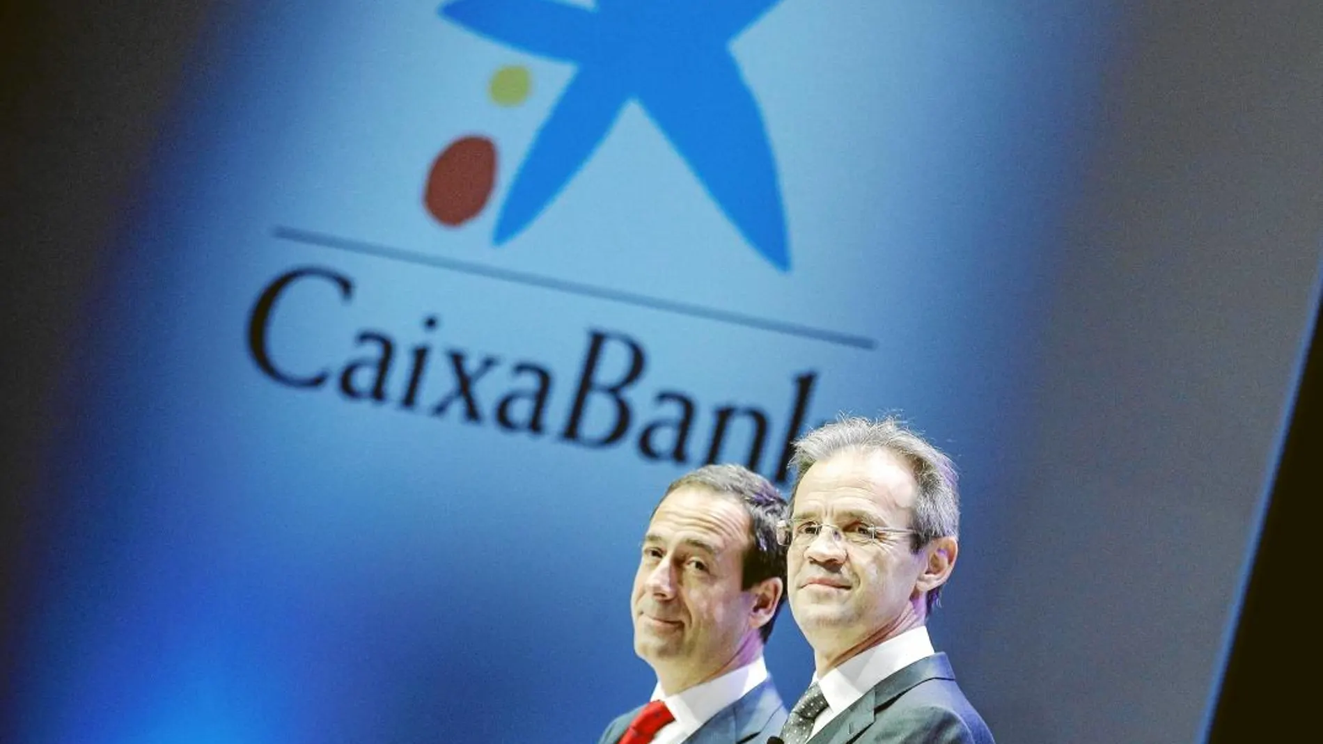 Jordi Gual y Gonzalo Gortázar, presidente y consejero delegado de Caixabank, partidarios de reflexionar sobre las «cuentas públicas»