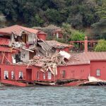 Imagen de la mansión de Hekimbasi Salih Efendi tras el accidente