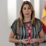 La presidenta de la Junta, Susana Díaz, mostró ayer su «lealtad» al nuevo presidente del Gobierno, Pedro Sánchez