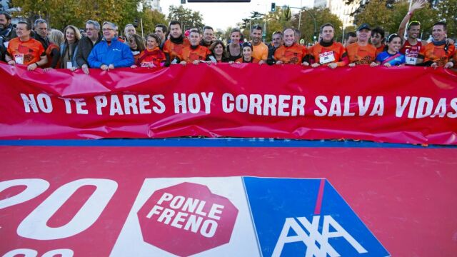 Una de las muchas carreras populares organizadas por Ponle Freno con las que se han conseguido recaudar 1,2 millones que se han destinado a las víctimas de tráfico