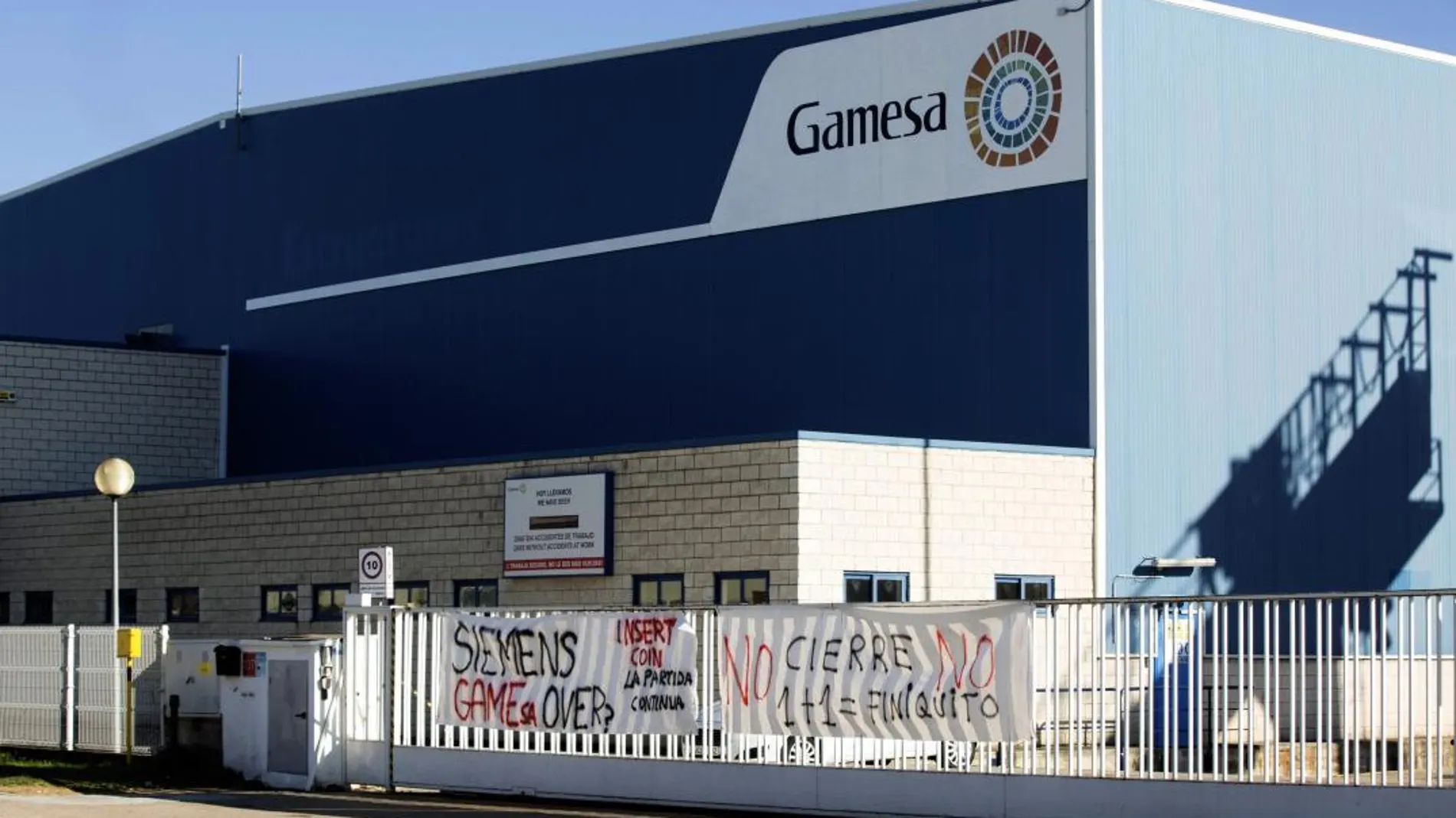 La planta de Miranda de Ebro de Siemens Gamesa que podría echar el cierre en el caso de que los directivos no apliquen algunas de las alternativas presentadas por la Junta