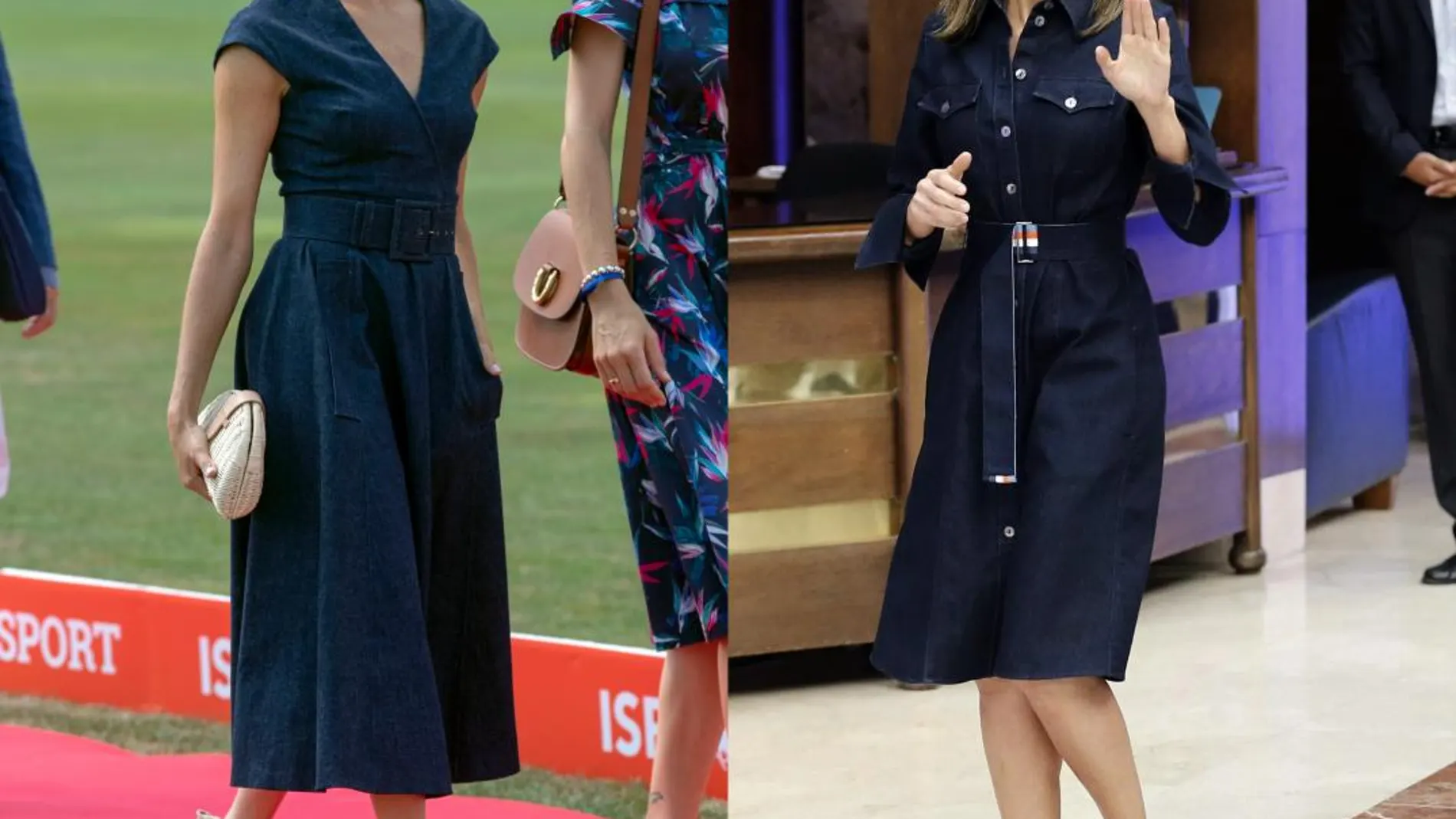 Meghan Markle y Doña Letizia apuestan por vestidos muy similares para sus respectivos actos oficiales / Foto: Gtres / Efe