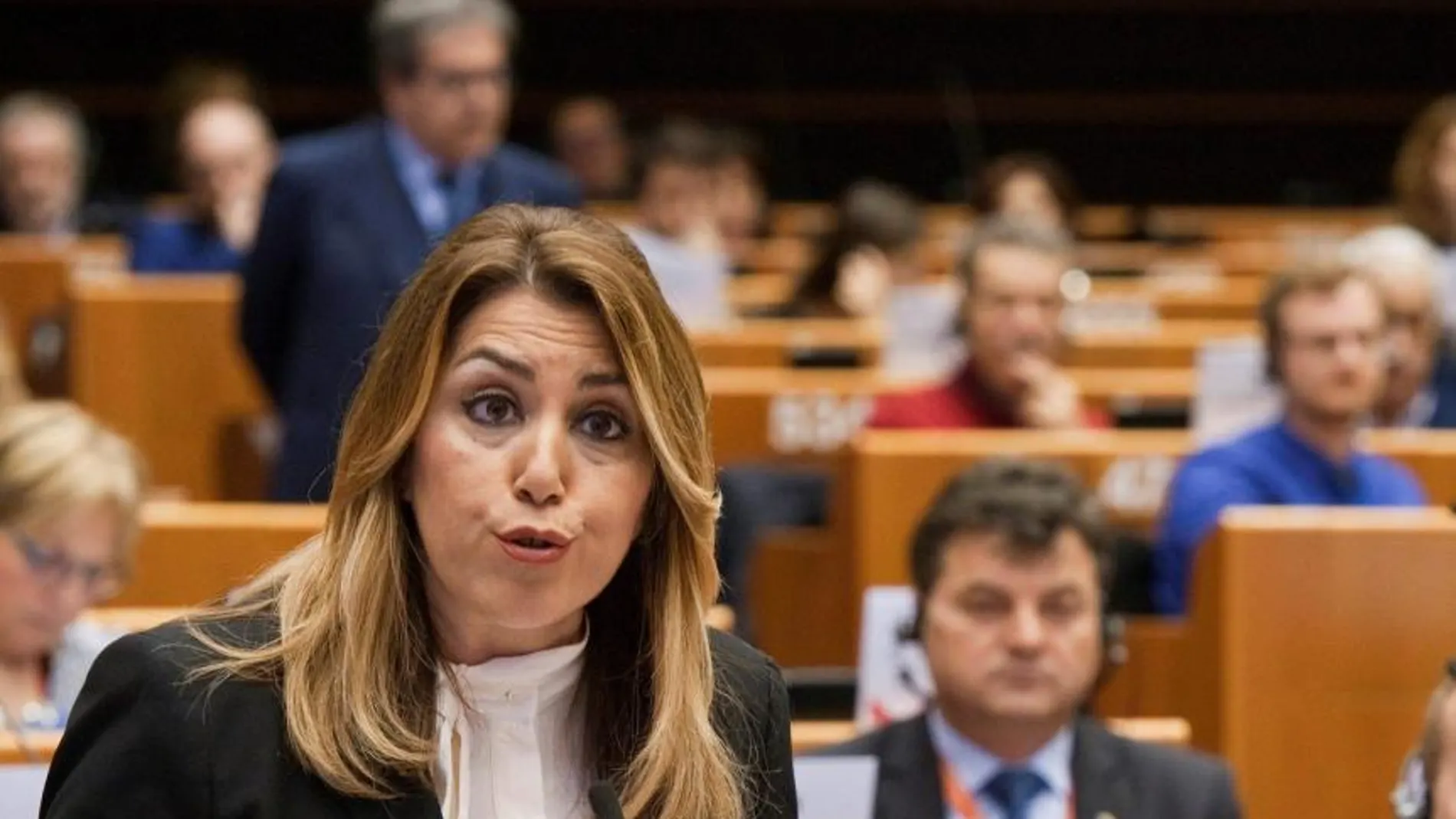 La presidenta Susana Díaz ha vuelto a trasladarse a Bruselas esta semana