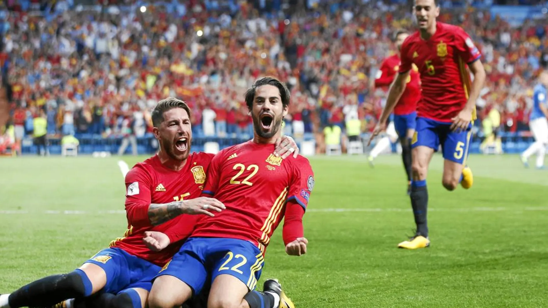 Sergio Ramos e Isco, los dos fijos en la Selección de Lopetegui, podrán jugar el Mundial y celebrar los goles
