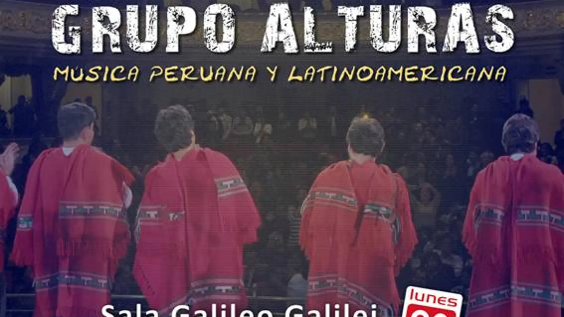 Cartel del grupo peruano ALTURAS