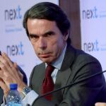 El expresidente del Gobierno José María Aznar, durante la presentación del libro "No hay ala oeste en la Moncloa"/ Foto: Efe