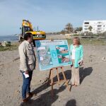 Arrancan las obras del colector que posibilitará la senda litoral con San Pedro