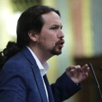 El líder de Podemos, Pablo Iglesias