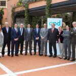 Foto de familia del nuevo Consejo de la Asociación para el Progreso de la Dirección en Castilla y León, que preside Carlos Moro