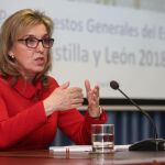 La delegada del Gobierno de España en Castilla y León, María José Salgueiro, presenta las partidas destinadas a la Comunidad