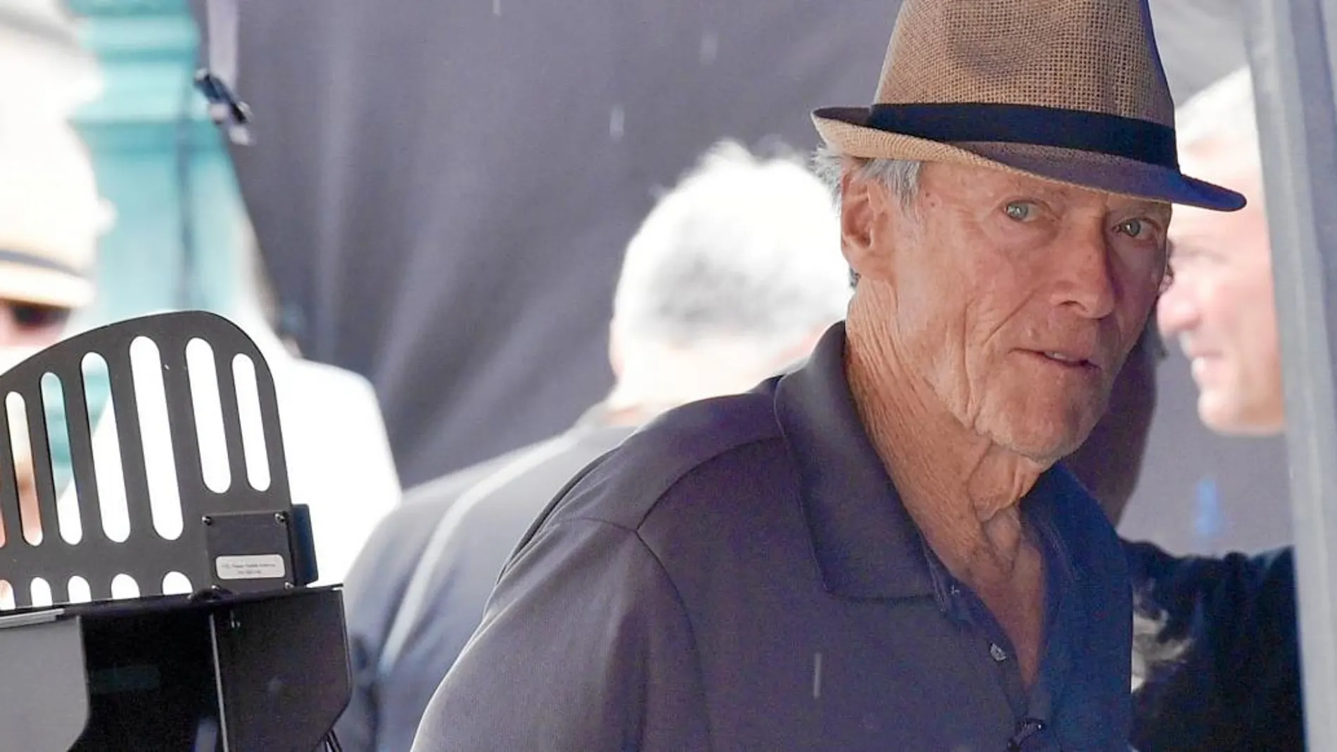 Clint Eastwood en Italia durante el rodaje de la cinta, que recrea un ataque terrorista que sucedió el 21 de agosto de 2015