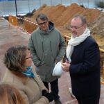 El consejero de Educación, Fernando Rey, visita en Burgos las obras de la ampliación del Centro de Educación Infantil y Primaria «Antonio Machado»