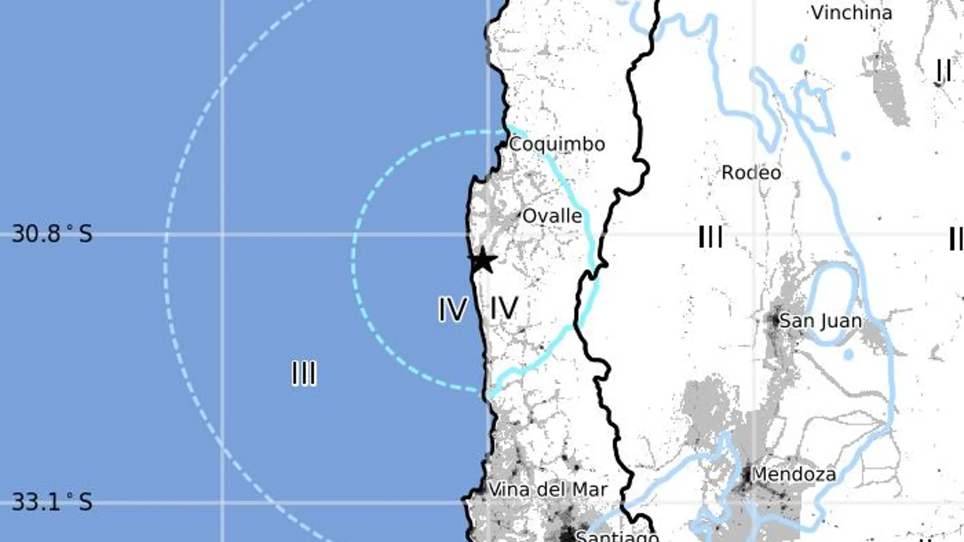Un terremoto de 6,4 sacude la costa de Chile