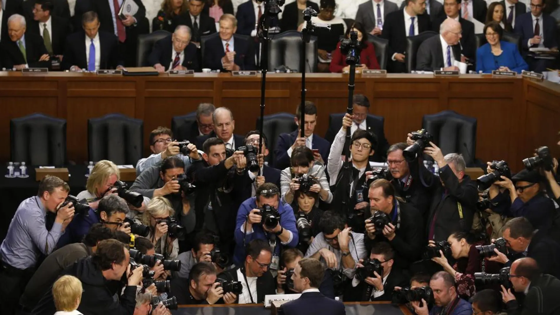 La comparecencia de Zuckerberg despertó una enorme expectación mediática