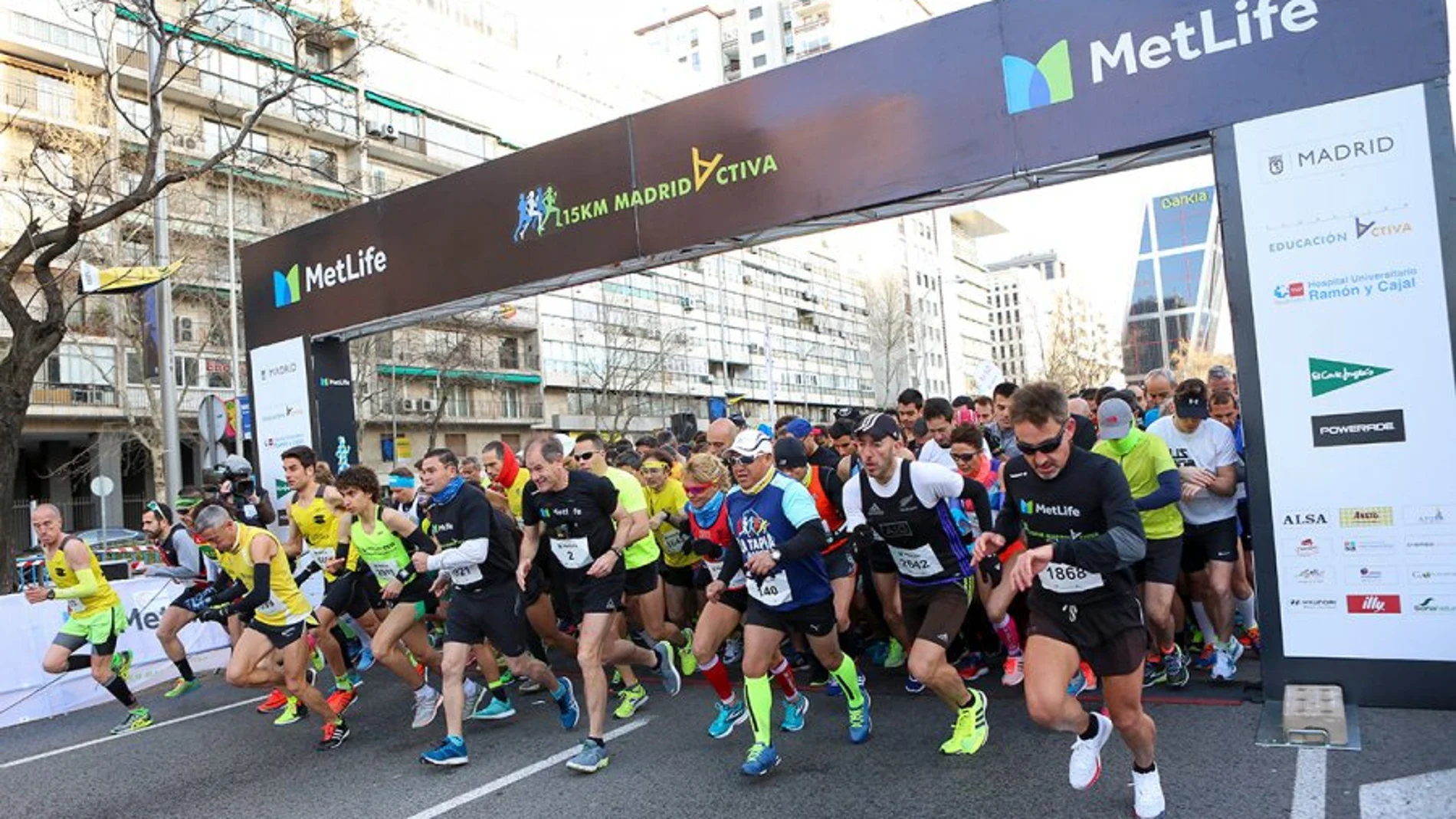 Más del 33% de los corredores que participan en la 15 KM Metlife Madrid Activa tiene más de 45 años