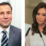 El fiscal Nisman (izq.) y la ex presidenta argentina, Cristina de Kirchner (dcha.)