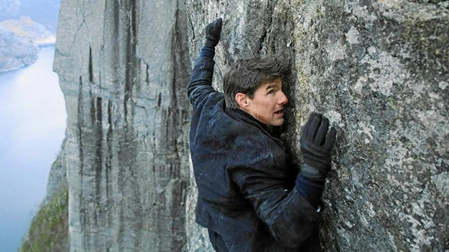 Tom Cruise, protagonista de «Misión: Imposible. Fallout», en la que interpreta al superespía Ethan Hunt, en una escena de acción