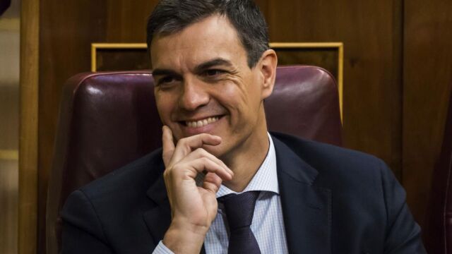 El secretario general del PSOE, Pedro Sánchez, en el Congreso/Foto: Alberto R. Roldán