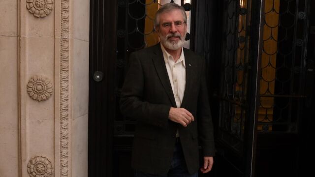 Gerry Adams ha descartado presentarse a las próximas elecciones a la Presidencia de Irlanda/Reuters