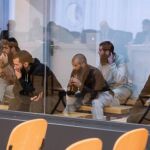 Los integrantes de la célula yihadista, desarticulada en 2015 en la operación Caronte, durante el juicio en la Audiencia Nacional/Efe