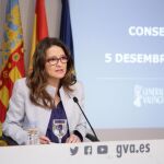 La vicepresidenta del Consell y consellera de Igualdad, Mónica Oltra