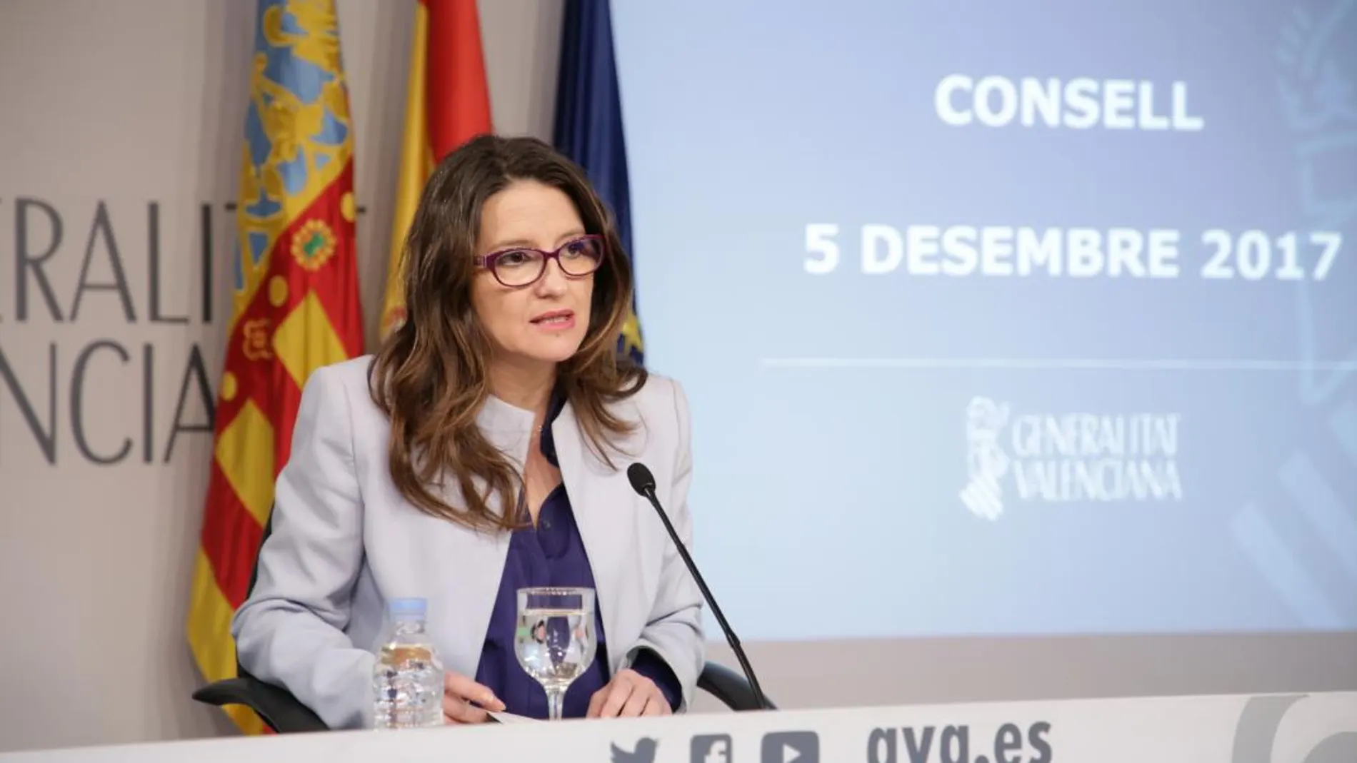 La vicepresidenta del Consell y consellera de Igualdad, Mónica Oltra