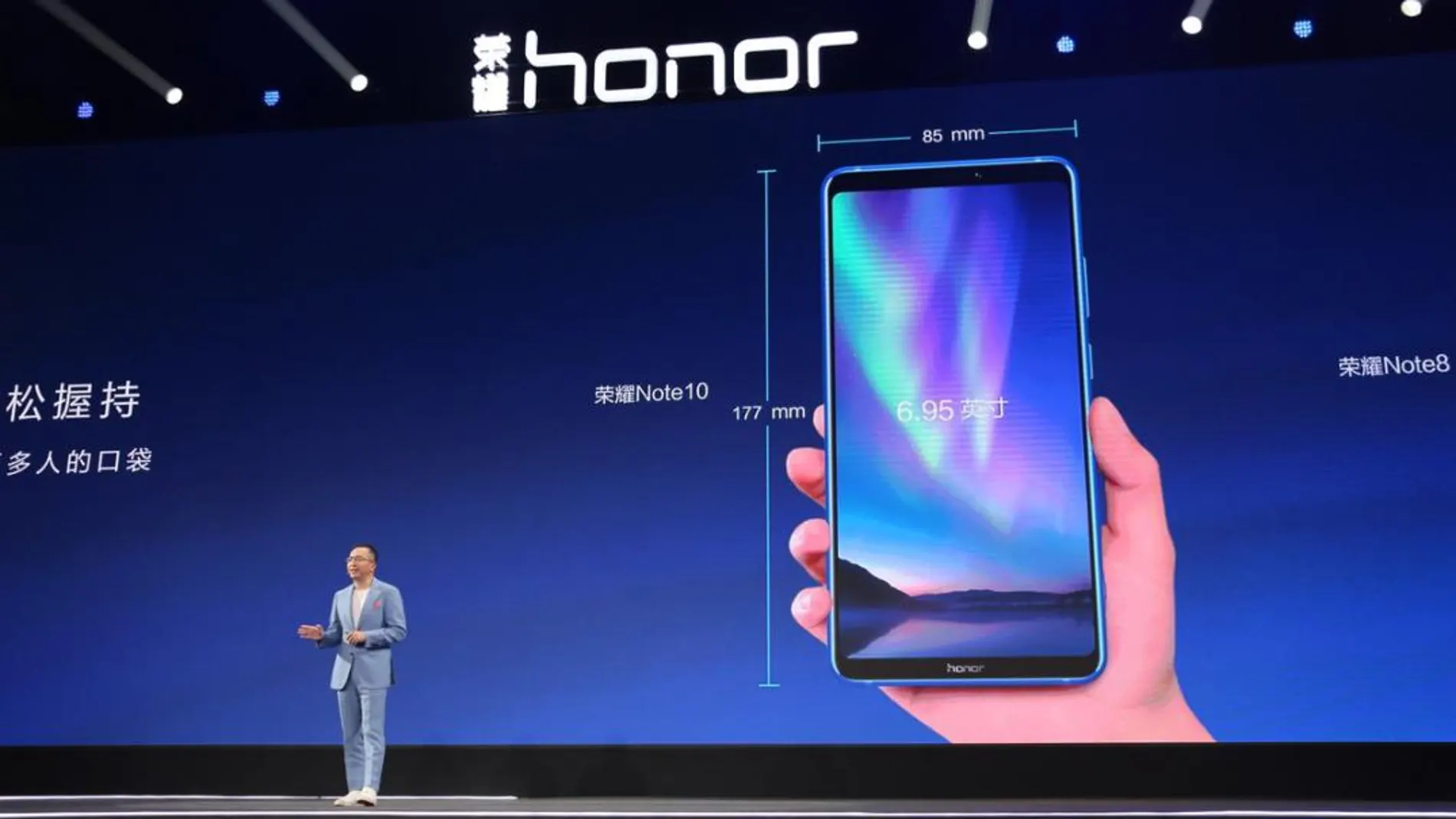 Presentación del Honor Note10