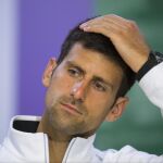 El tenista serbio Novak Djokovic