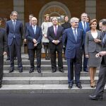 Fotografía de familia del equipo de Gobierno que formó Mariano Rajoy tras las segundas elecciones de 2016