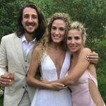 Cristian Prieto, Silvia Serra y Elsa Pataky este fin de semana en el País Vasco / Instagram