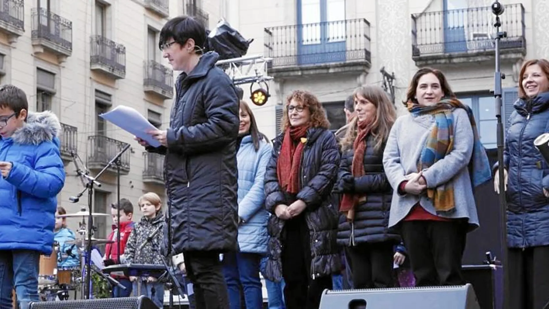 Como de costumbre, el pregón de Santa Eulàlia corre a cargo de los niños de la ciudad