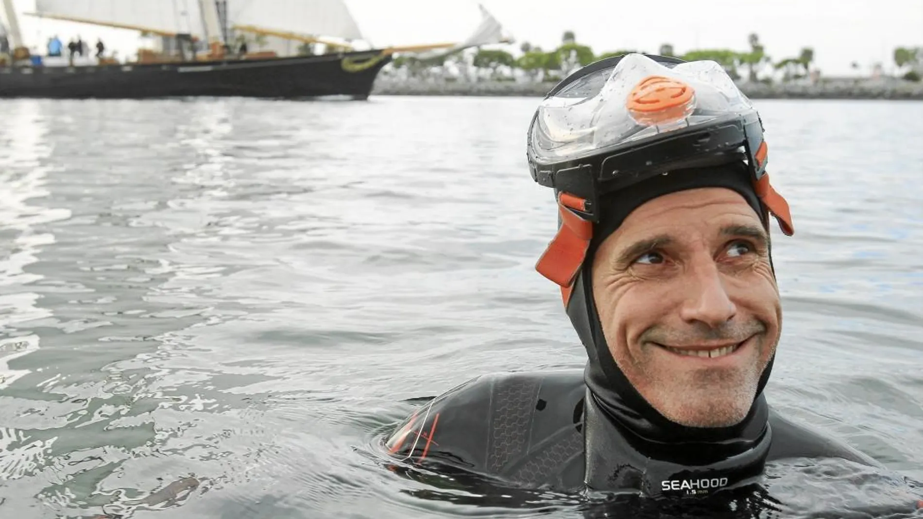 Benoit Lecomte, histórico nadador de larga distancia / Efe