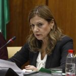 La consejera andaluza de Salud, Marina Álvarez, ayer en comisión parlamentaria